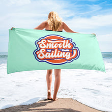 Load image into Gallery viewer, Smooth Sailing Large Beach Towel