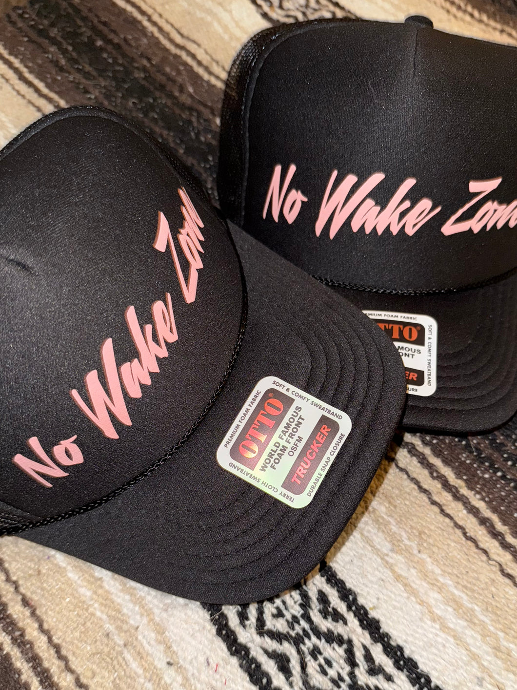 “No Wake Zone” Trucker Cap